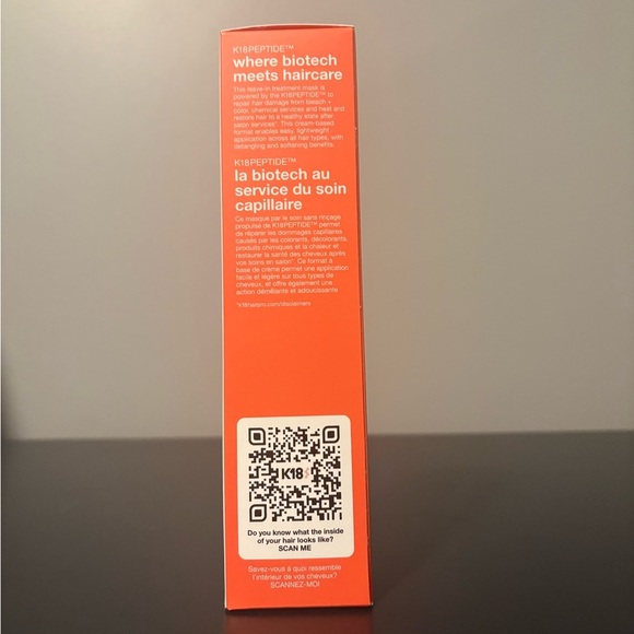 K18 full-size leave-in molecular repair hair mask 150mls Professional size - Picture 4 of 6